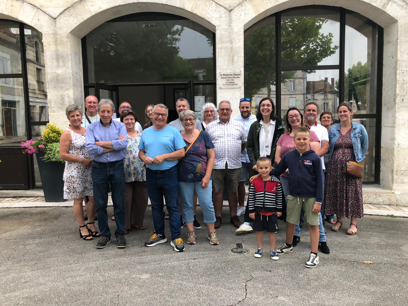 élus et habitants de verteillac
